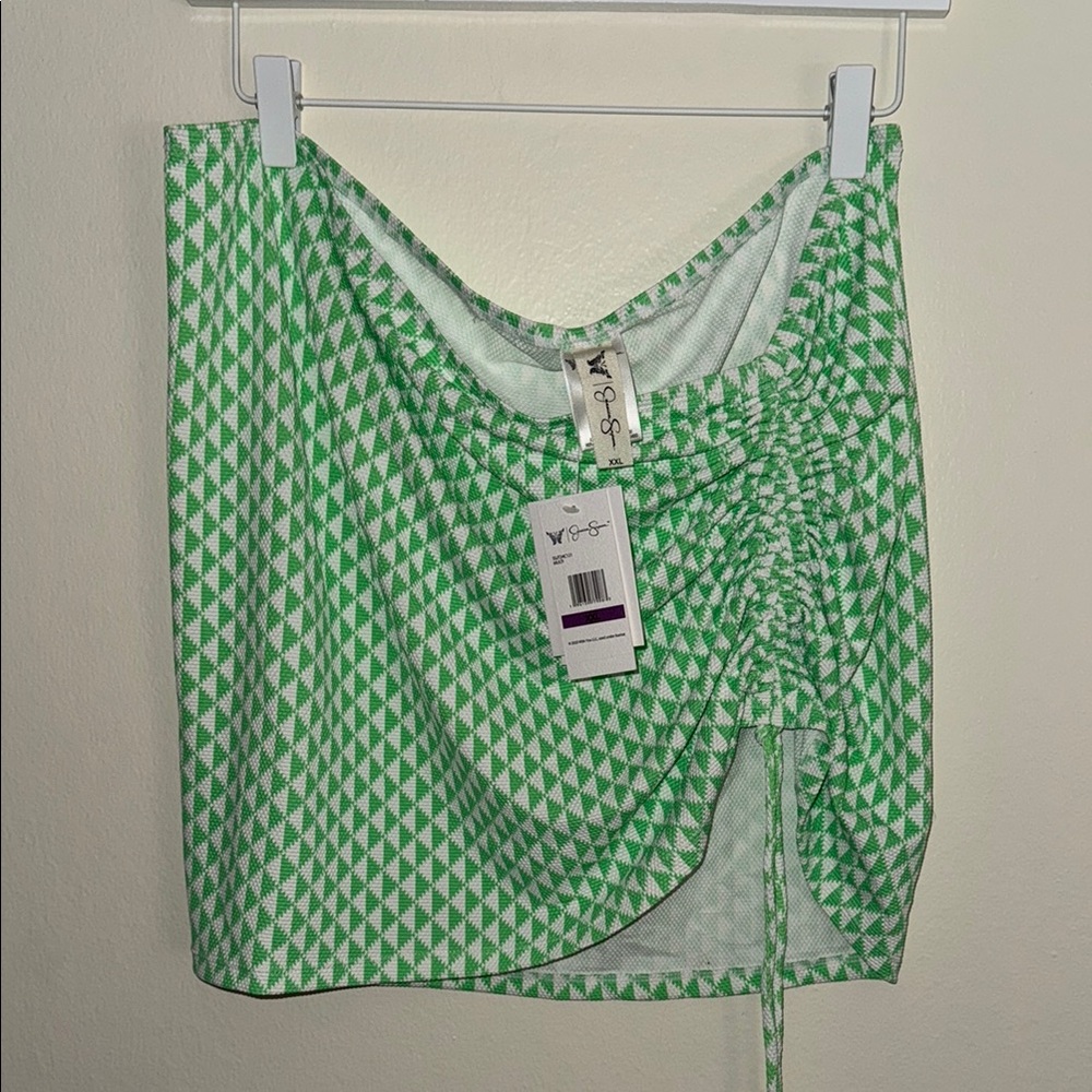 Jessica‎ Simpson CUTE Cinch Side Swim Cover Skirt (Size XXL)